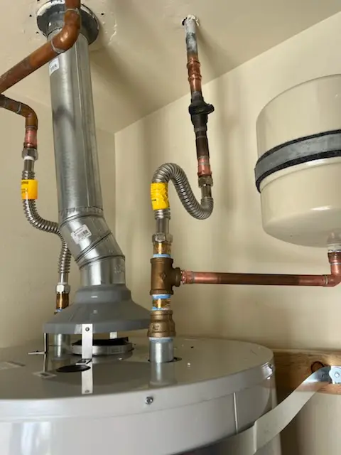Water heater installation and plumbing repair in East Chautauqua